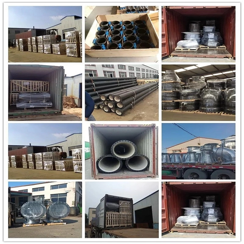 ISO 2531 En 545 En598 Ductile Iron PVC Pipes Fittings for Pipeline Projects