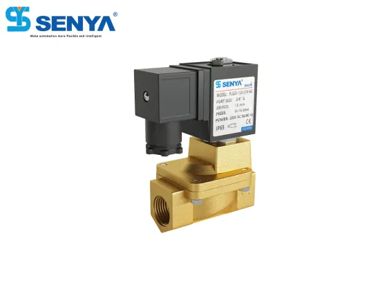 Senya Pneumatic 1/4 Pollice NPT 12V/24V/110V/220V Elettrovalvola Elettrica in Ottone PU225